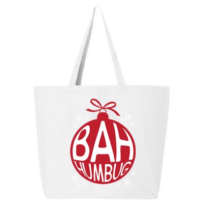 Bah Humbug Christmas Ornats Decoration Snowflakes Xmas Gift 25L Jumbo Tote