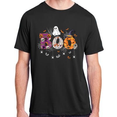 Boo Halloween Costume Spiders, Ghosts, Pumpkin & Witch Hat Adult ChromaSoft Performance T-Shirt