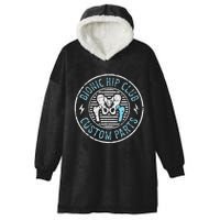 Bionic Hip Club Hip Surgery Recovery Hip Replacement Surgery Hooded Wearable Blanket