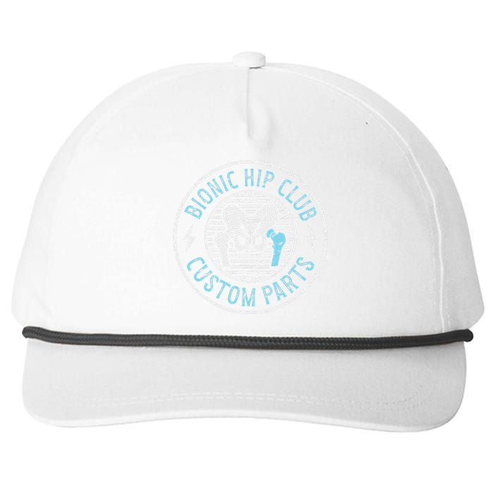 Bionic Hip Club Hip Surgery Recovery Hip Replacement Surgery Snapback Five-Panel Rope Hat