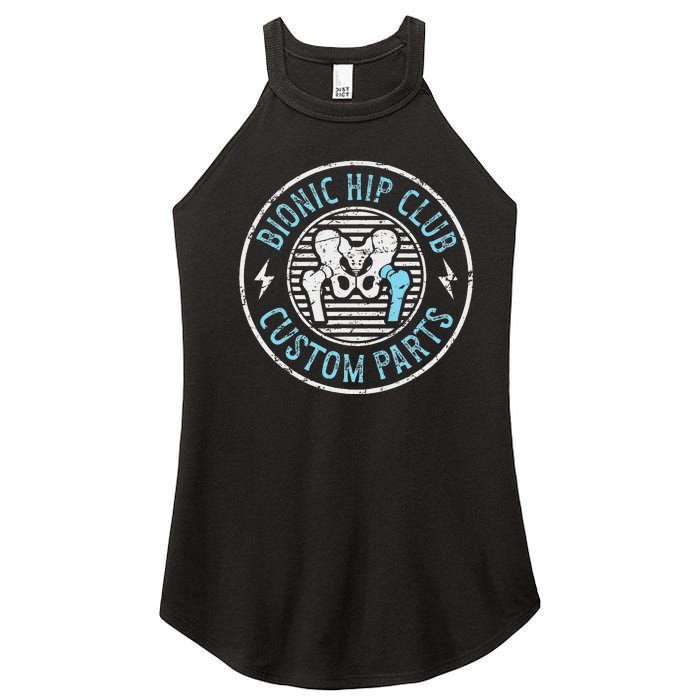 Bionic Hip Club Hip Surgery Recovery Hip Replacement Surgery Women's Perfect Tri Rocker Tank