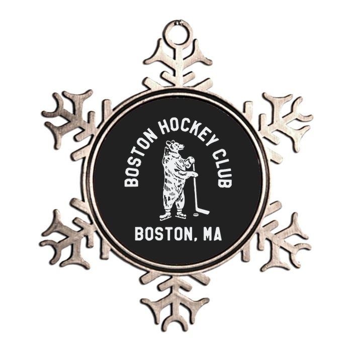 Boston Hockey Club Boston Ma Metallic Star Ornament