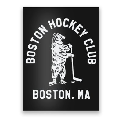 Boston Hockey Club Boston Ma Poster