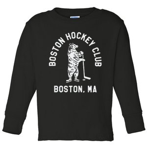 Boston Hockey Club Boston Ma Toddler Long Sleeve Shirt