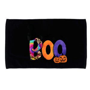 Boo Halloween Costume Spiders Ghosts Pumkin & Witch Hat Microfiber Hand Towel