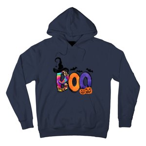 Boo Halloween Costume Spiders Ghosts Pumkin & Witch Hat Hoodie