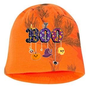 Boo Halloween Costume Spiders Ghosts Pumkin & Witch Hat Kati - Camo Knit Beanie