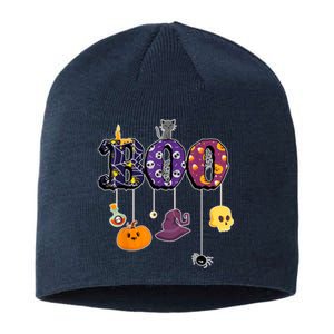 Boo Halloween Costume Spiders Ghosts Pumkin & Witch Hat Sustainable Beanie