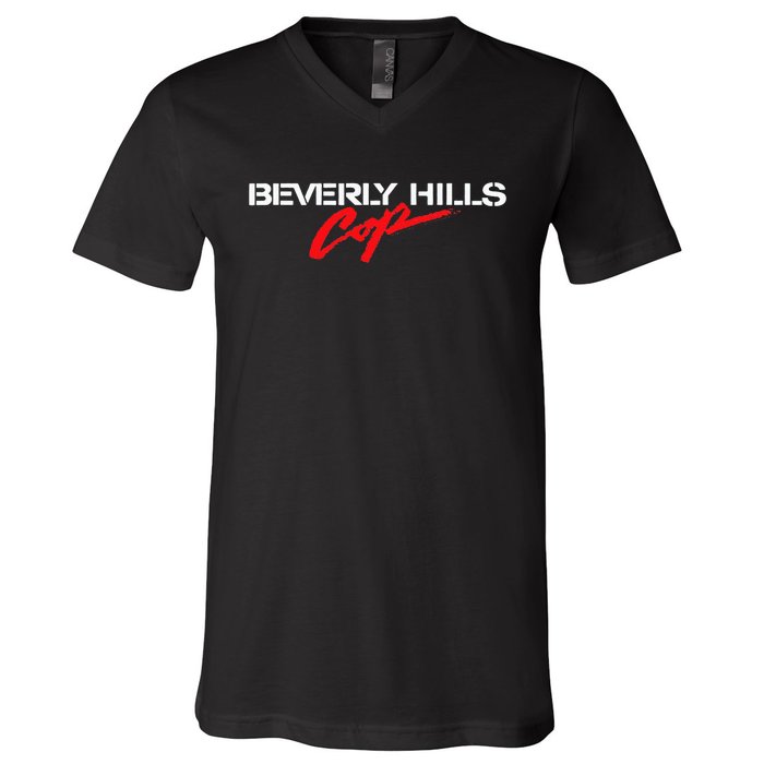 Beverly Hills Cop Logo V-Neck T-Shirt