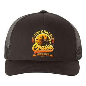 Bootastic Halloween Cruise Mardi Gras Yupoong Adult 5-Panel Trucker Hat