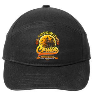 Bootastic Halloween Cruise Mardi Gras 7-Panel Snapback Hat