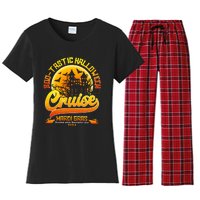 Bootastic Halloween Cruise Mardi Gras Women's Flannel Pajama Set