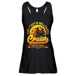 Bootastic Halloween Cruise Mardi Gras Ladies Essential Flowy Tank