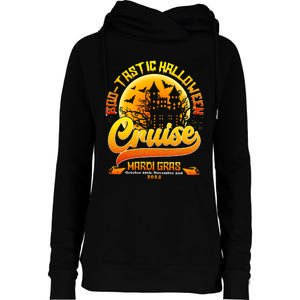 Bootastic Halloween Cruise Mardi Gras Womens Funnel Neck Pullover Hood