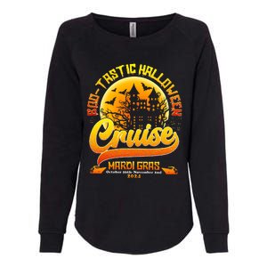 Bootastic Halloween Cruise Mardi Gras Womens California Wash Sweatshirt