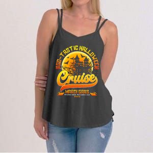 Bootastic Halloween Cruise Mardi Gras Women's Strappy Tank