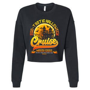 Bootastic Halloween Cruise Mardi Gras Cropped Pullover Crew