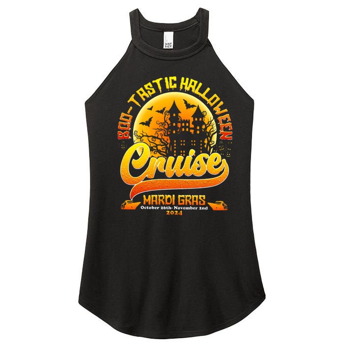 Bootastic Halloween Cruise Mardi Gras Women's Perfect Tri Rocker Tank