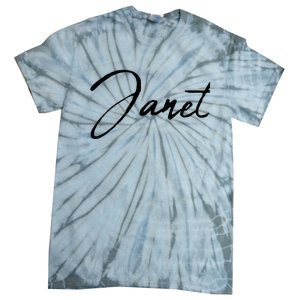 Beautiful Handwritten Calligraphy Janet Tie-Dye T-Shirt