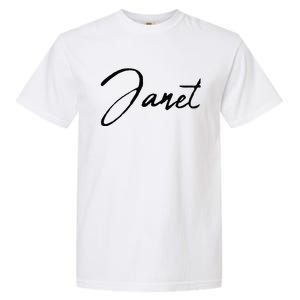 Beautiful Handwritten Calligraphy Janet Garment-Dyed Heavyweight T-Shirt