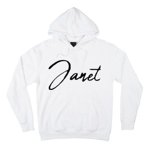 Beautiful Handwritten Calligraphy Janet Hoodie