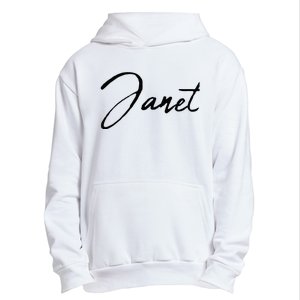 Beautiful Handwritten Calligraphy Janet Urban Pullover Hoodie