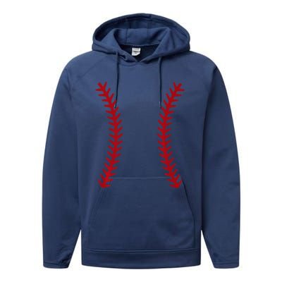 Baseball Halloween Costume Sports Ball Performance Fleece Hoodie