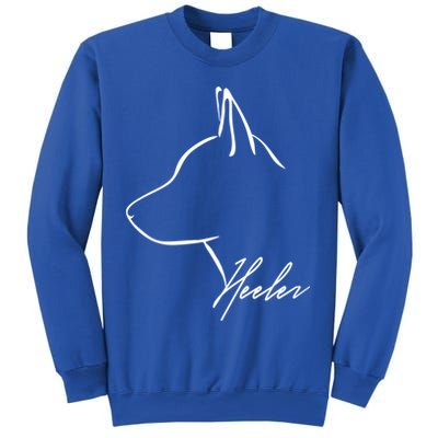 Blue Heeler Cattle Dog Profile Dog Mom Gift Present Cool Gift Sweatshirt