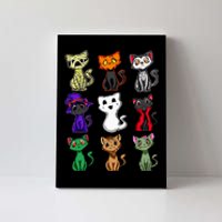 Boo Halloween Cute Black Cat Lover Canvas