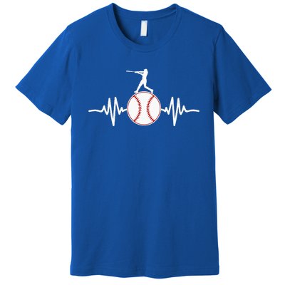 Baseball Heartbeat Clothing Baseball Coach Premium T-Shirt