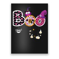 Boo Halloween Costume Spiders Ghosts Pumkin & Witch Hat Poster