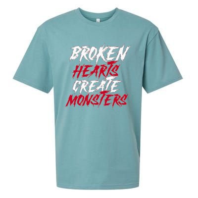 Broken Hearts Create Monsters Sueded Cloud Jersey T-Shirt