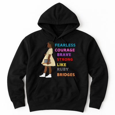 Black History Civil Rights Ruby Bridges Brave Hoodie