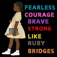 Black History Civil Rights Ruby Bridges Brave Impact Tech Backpack