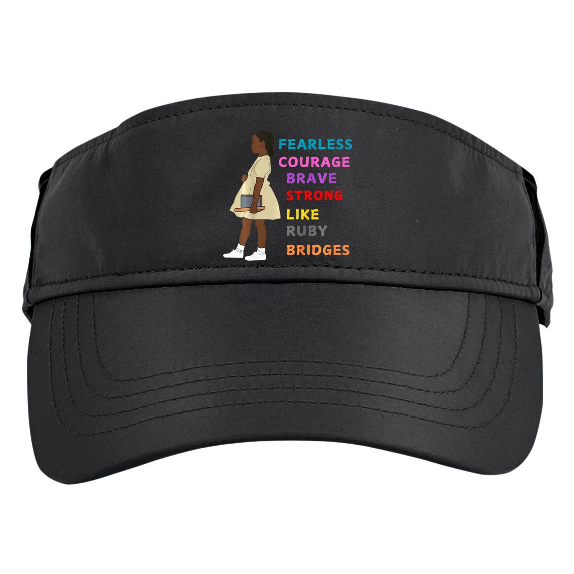 Black History Civil Rights Ruby Bridges Brave Adult Drive Performance Visor
