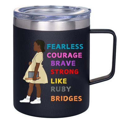 Black History Civil Rights Ruby Bridges Brave 12oz Stainless Steel Coffee Mug