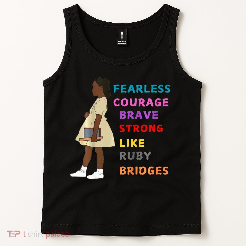 Black History Civil Rights Ruby Bridges Brave Tank Top