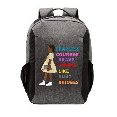 Black History Civil Rights Ruby Bridges Brave Vector Backpack