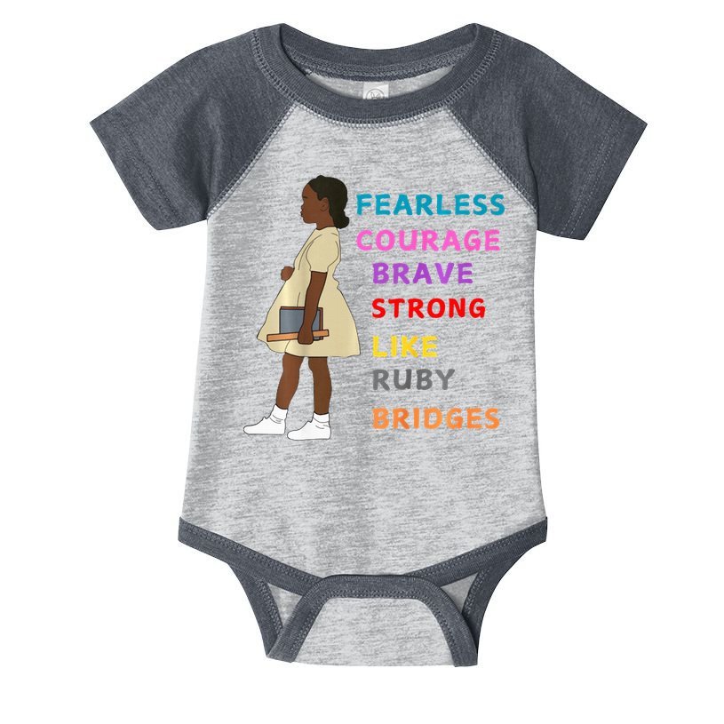 Black History Civil Rights Ruby Bridges Brave Infant Baby Jersey Bodysuit