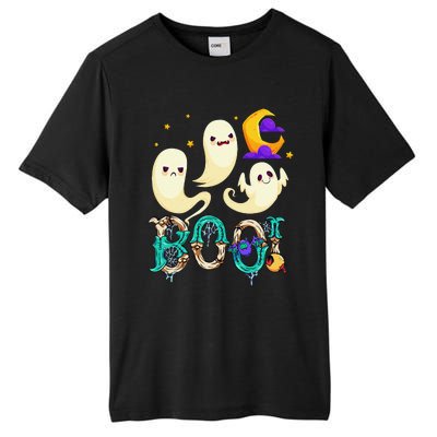 Boo! Halloween Cute Ghost Spooky Halloween Ghost Cat Apparel Tall Fusion ChromaSoft Performance T-Shirt