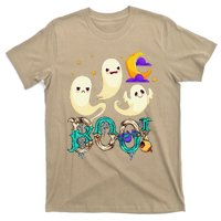 Boo! Halloween Cute Ghost Spooky Halloween Ghost Cat Apparel T-Shirt