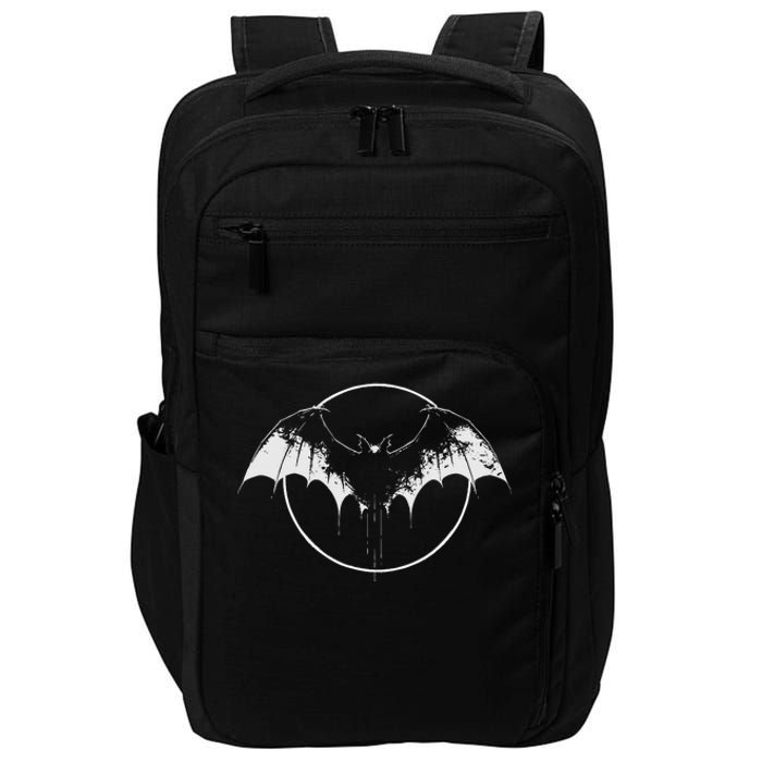 Bat Halloween Costume Spooky Bat Cool Goth Bats Lover Impact Tech Backpack