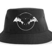 Bat Halloween Costume Spooky Bat Cool Goth Bats Lover Sustainable Bucket Hat