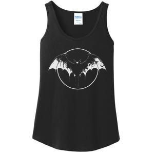 Bat Halloween Costume Spooky Bat Cool Goth Bats Lover Ladies Essential Tank