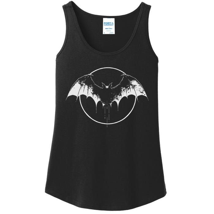 Bat Halloween Costume Spooky Bat Cool Goth Bats Lover Ladies Essential Tank