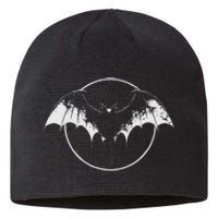 Bat Halloween Costume Spooky Bat Cool Goth Bats Lover Sustainable Beanie