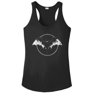 Bat Halloween Costume Spooky Bat Cool Goth Bats Lover Ladies PosiCharge Competitor Racerback Tank