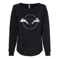 Bat Halloween Costume Spooky Bat Cool Goth Bats Lover Womens California Wash Sweatshirt