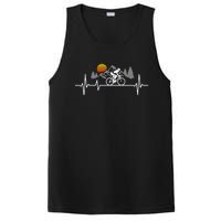 Bicycle Heartbeat Cycling Cyclist PosiCharge Competitor Tank