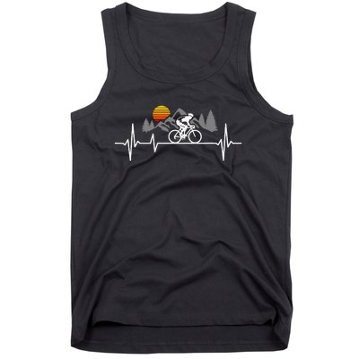 Bicycle Heartbeat Cycling Cyclist Tank Top